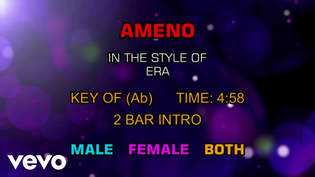 ERA - Ameno (Karaoke)