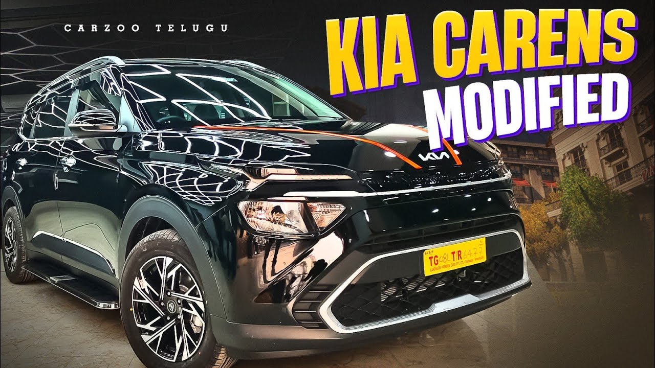 KIA CARENS MODIFIED || CARZOO HYDERABAD
