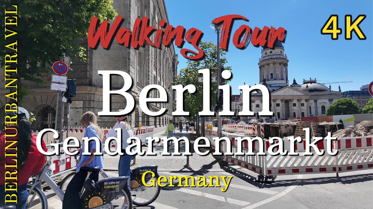 Berlin - Gendarmenmarkt | Germany 4K 🇩🇪 Walking Tour