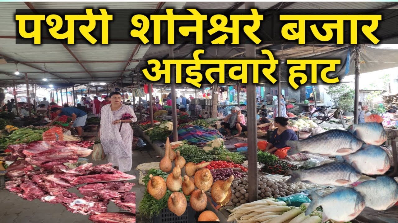 Pathari Bazar, Aaitabare Hat बिनायो बाजा पथरी बजारमा।रु ५०० राँगाको मासु