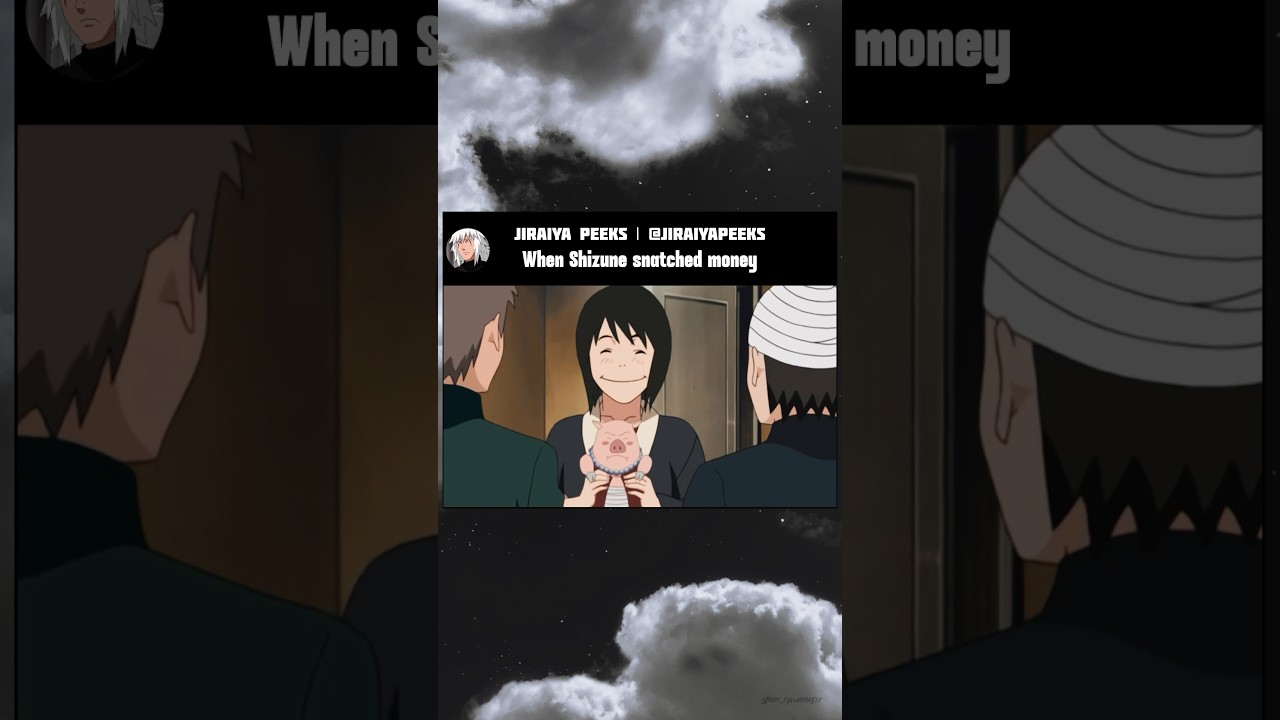 When Shizune snatched money 