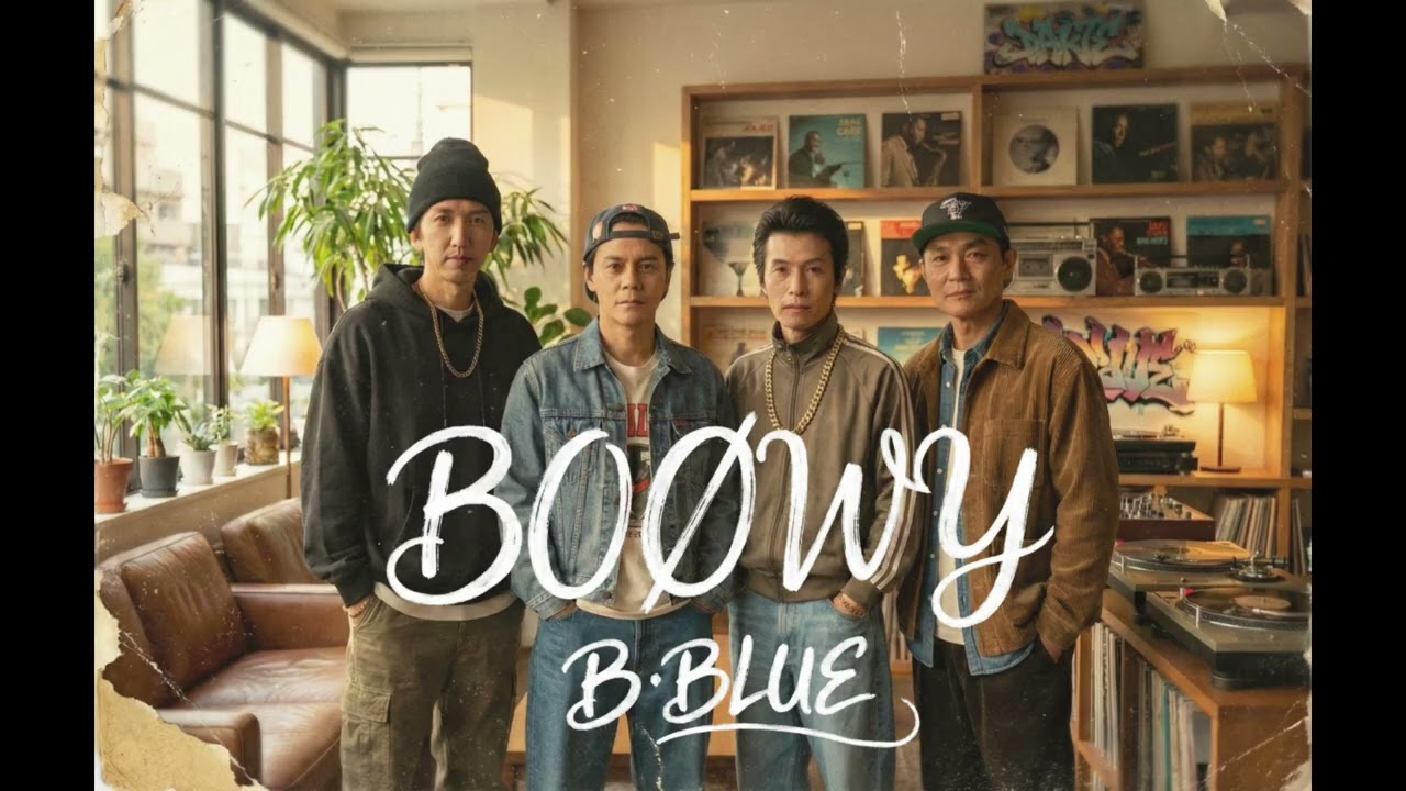 BOØWY「B・BLUE」– Jazz Hip-Hop × Lo-fi AI Cover / RE:Beat Lab
