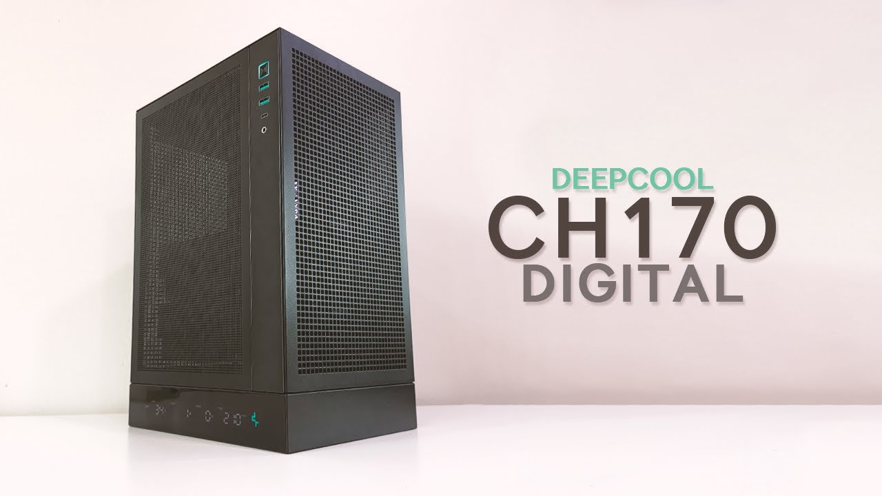 Vertical ITX PC case Build ASMR | Deepcool CH170 Digital