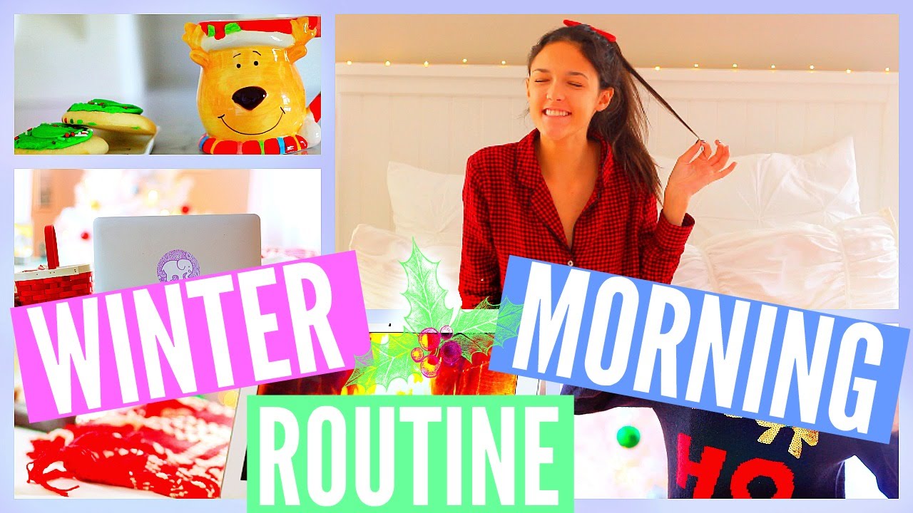 Winter/Holiday Morning Routine 2015!! ||blushforbeautyxx||