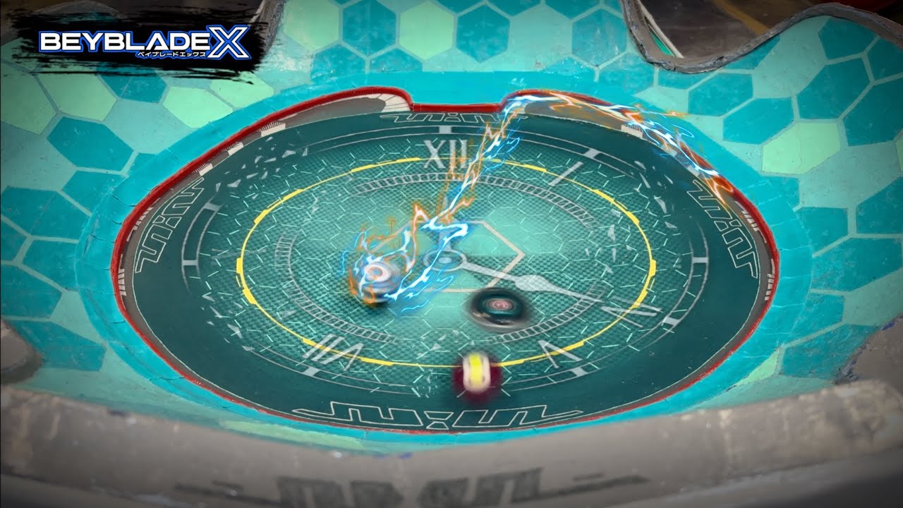 ClockMirage против DranBrave на настоящем аниме-стадионе!! | #beybladex #beyblade