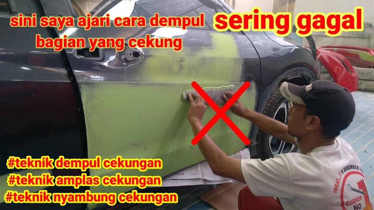 cara dempul mobil,@tigno body