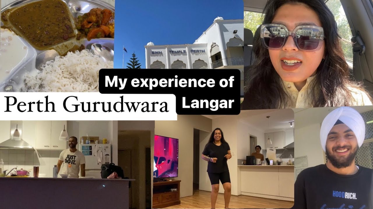 My first experience of Langar | Sikh Temple Perth | Perth Vlogs | Met my subscriber | Australia