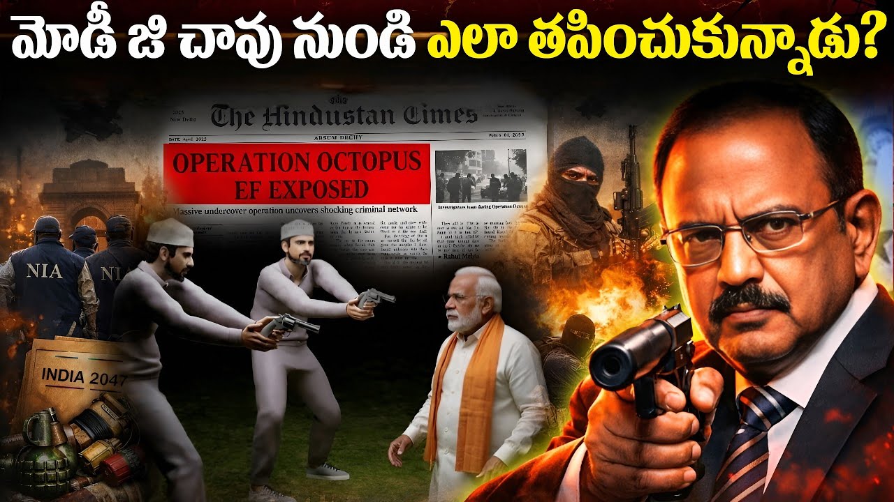Operation Octopus : అజిత్ దోవల్ మోడీజీ ప్రాణాలు ఎలా కాపాడాడు? | Ajit Doval Secret Operation 