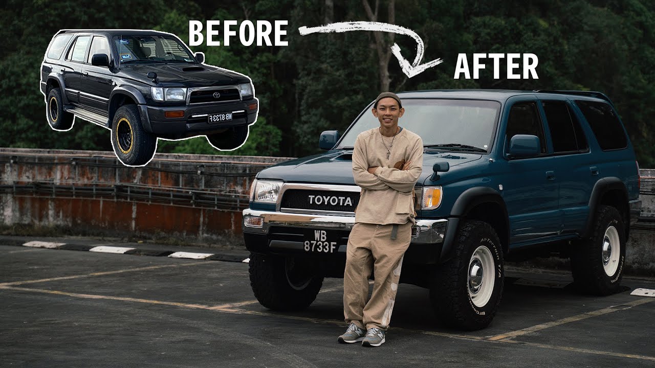 [Eng Sub] 翻新25年老車 TOYOTA SURF 185 全記錄! 美國卻叫它 4Runner