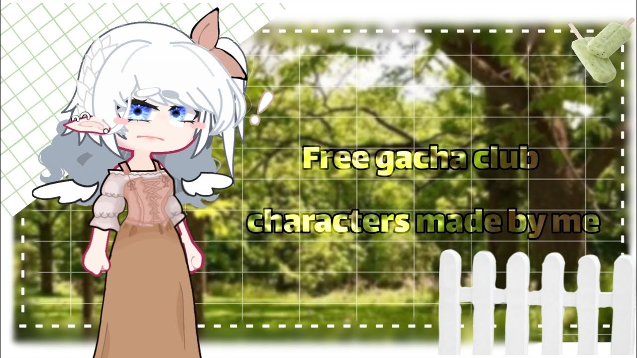 𖧵شخصـيـات قـاشـا كلـوب مجـانـيه مـن صـنـعـي 🍏🥄Free gacha club characters made by me 🍏🥄 .