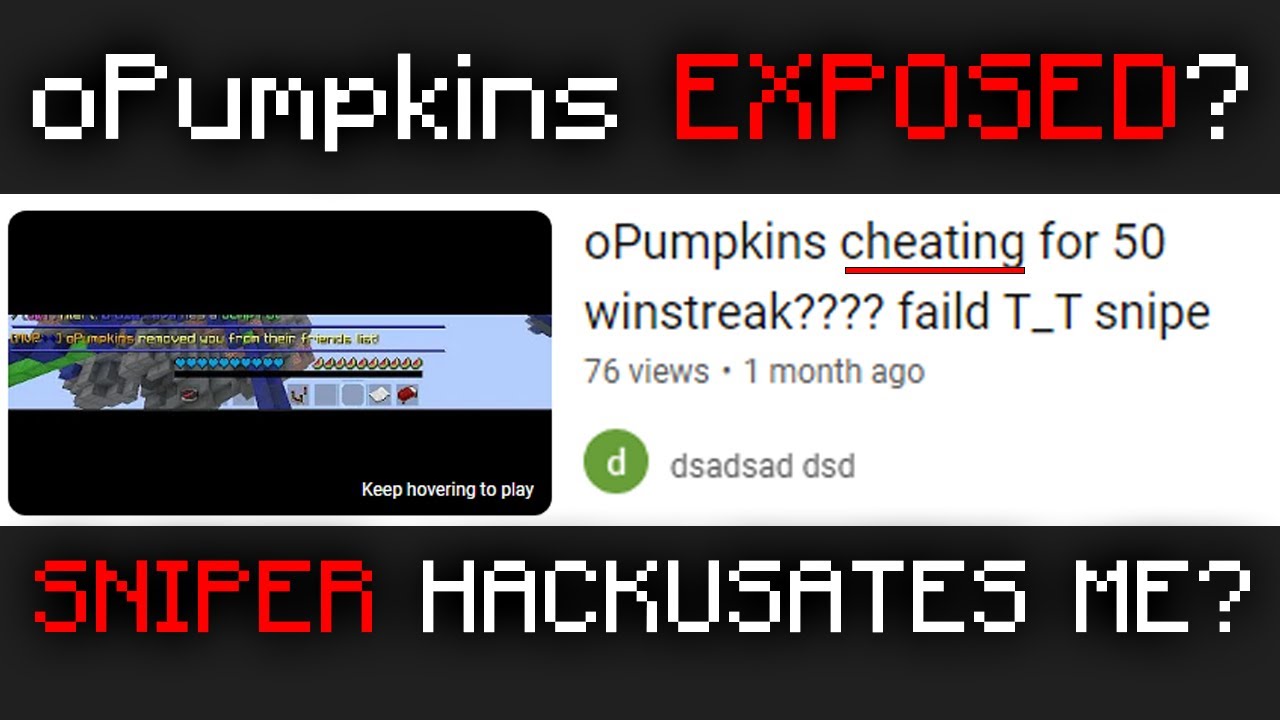 BHOPPING SNIPER Hackusates me, then LOSES?!?! (+ why bedwars is dying)