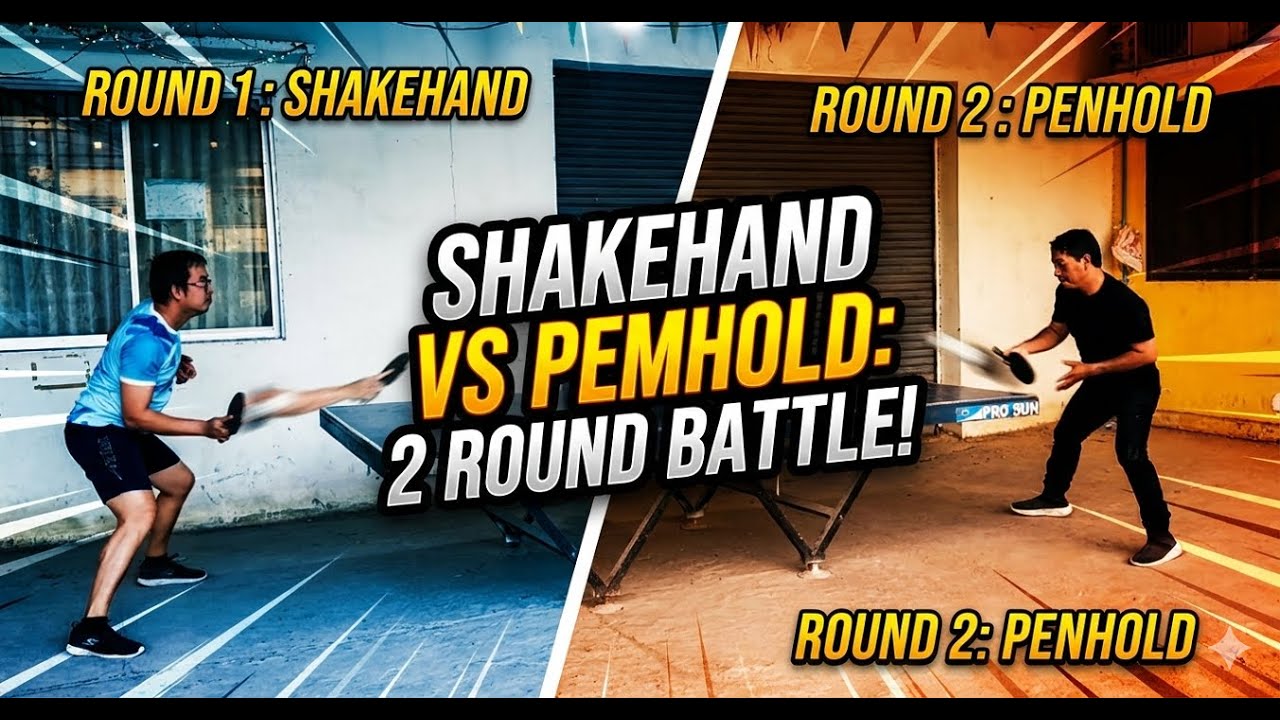 Insane Rallies HomeTable Tennis!🏓Intense Ping Pong Match:  shakehand grip vs penhold grip 🔥
