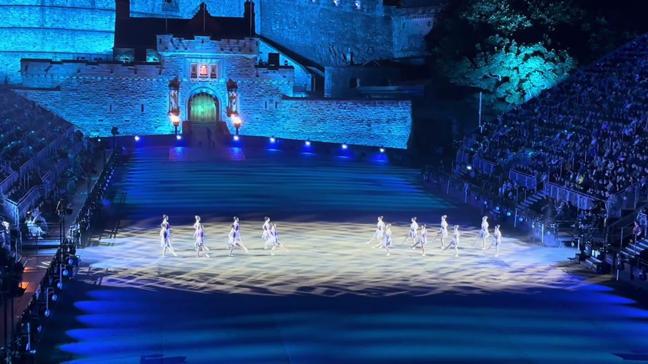The 2024 Military Tattoo in Edinburgh Scotland