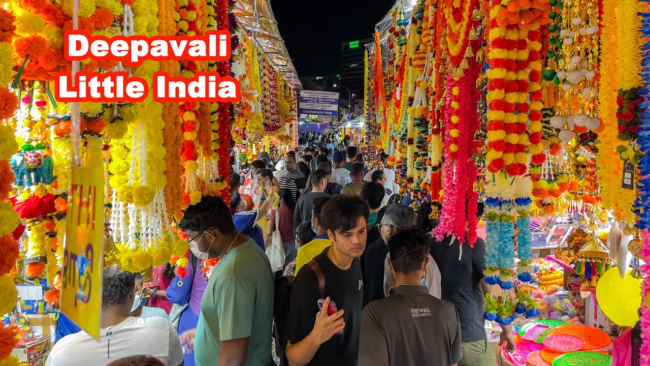 Deepavali 2022 , Little India, Singapore. Walking tour