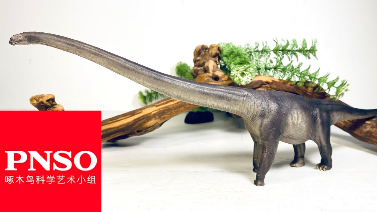 Обзор маменчизавра «Эр-Ма» от PNSO 2021! Линия Dinosaur Museum, масштаб 1/45