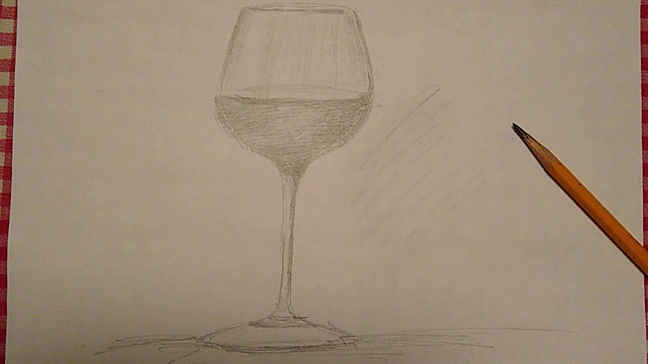 BOCETO EN 5 MINUTOS: COPA DE VINO