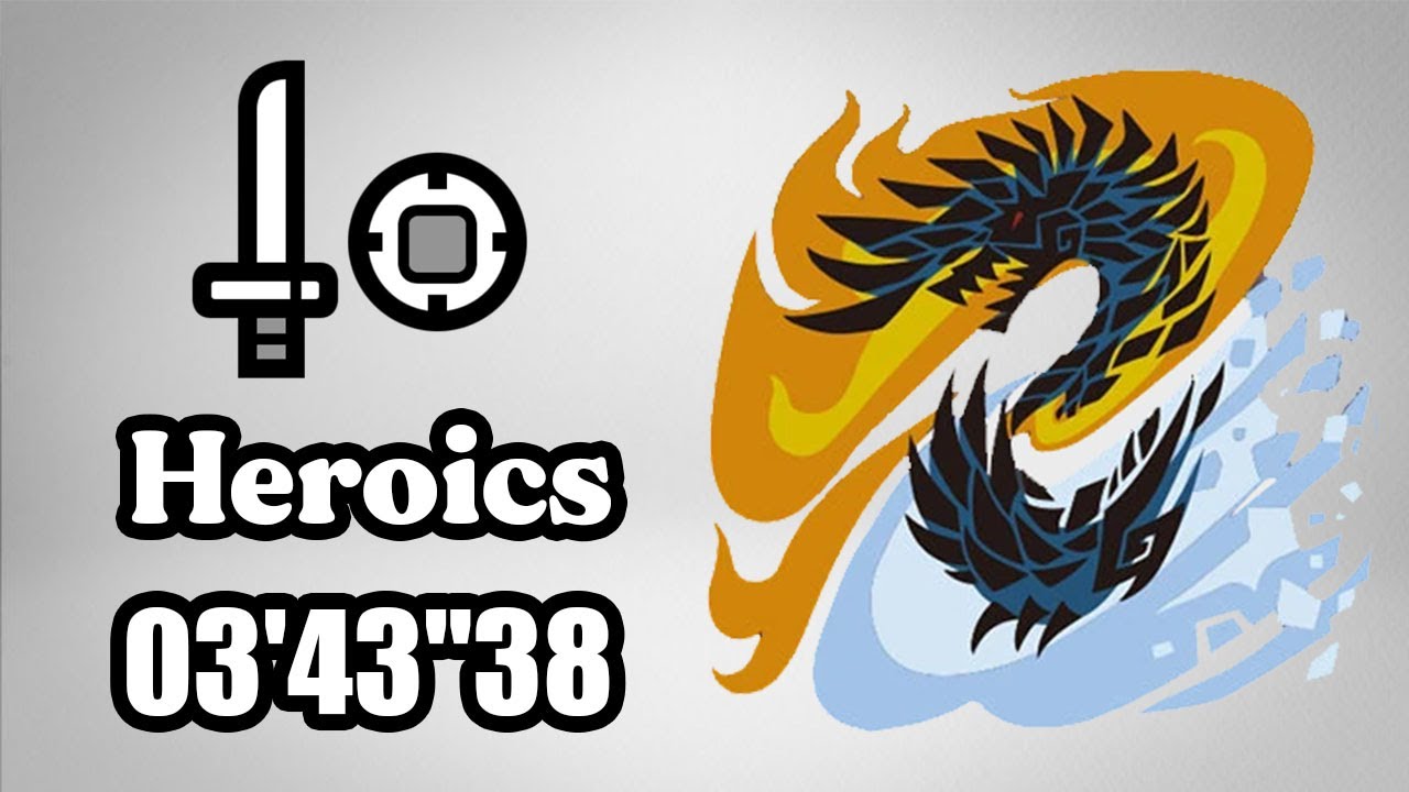 MHW:IB The Evening Star Alatreon SnS Heroics 03'43