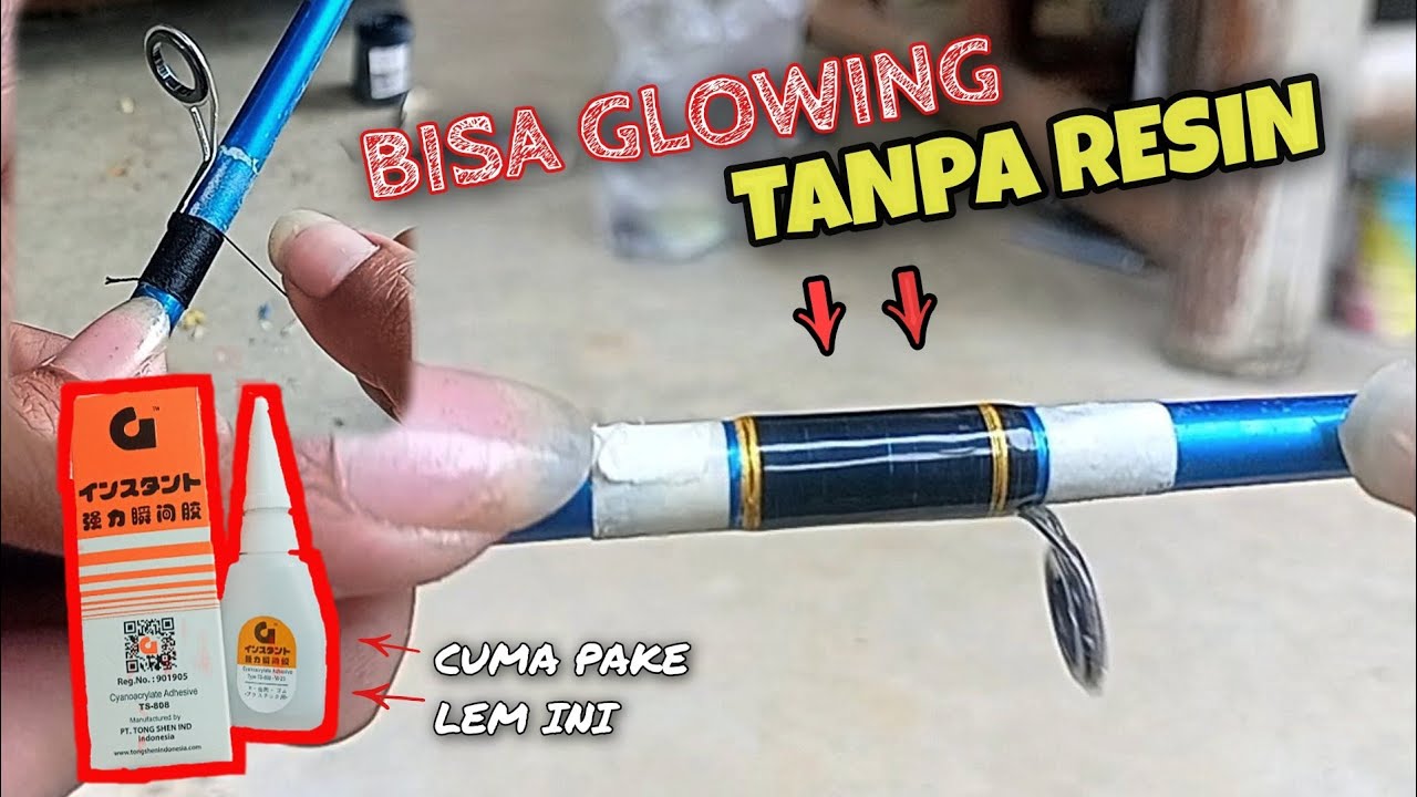 Cara Pasang Ring Guide Tanpa Resin || Pasang Cincin Joran | Pasang Kolong Joran