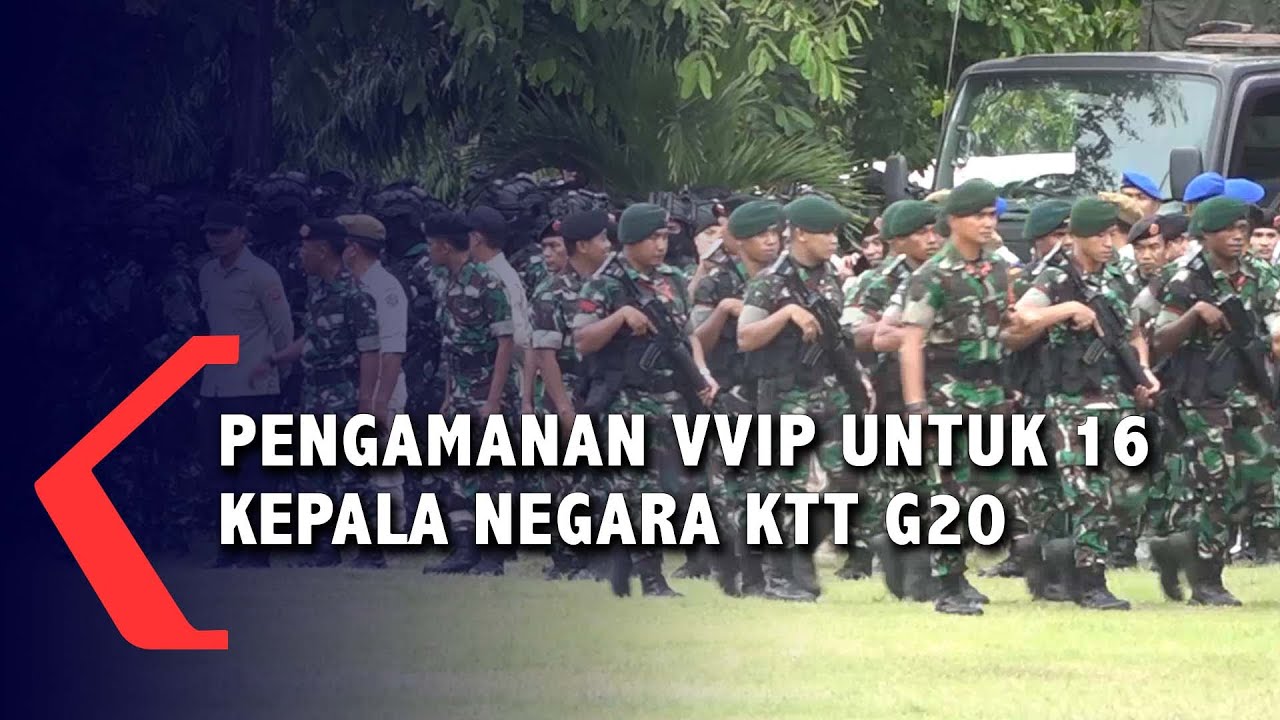 Apel Gelar Pasukan Pengamanan VVIP Untuk 16 Kepala Negara KTT G20