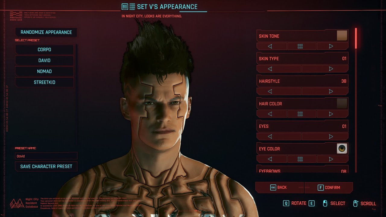 Appearance change unlocker How to find preset files