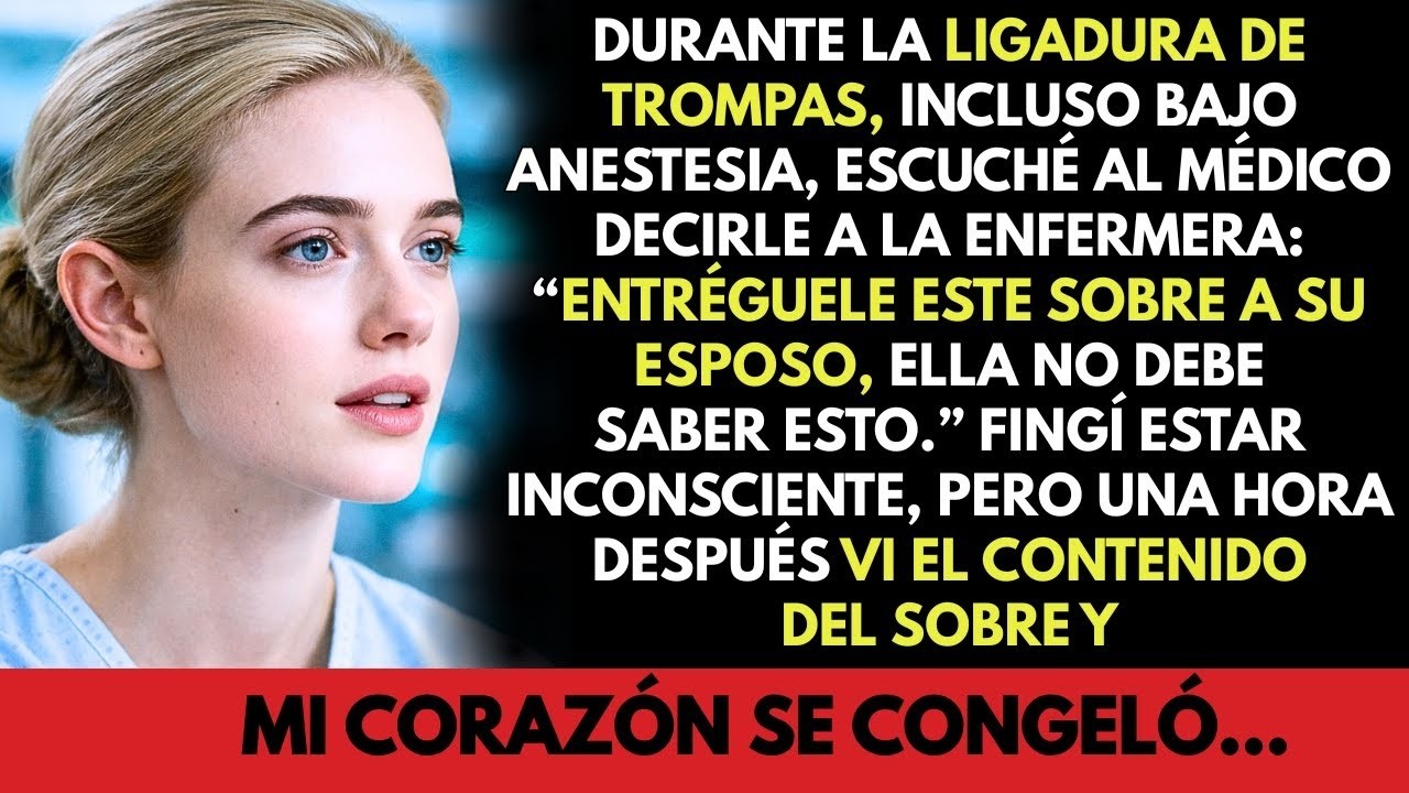 La anestesia no hizo efecto y escuché cirujano revelar 10 años de mentiras que mi marido ocultaba…