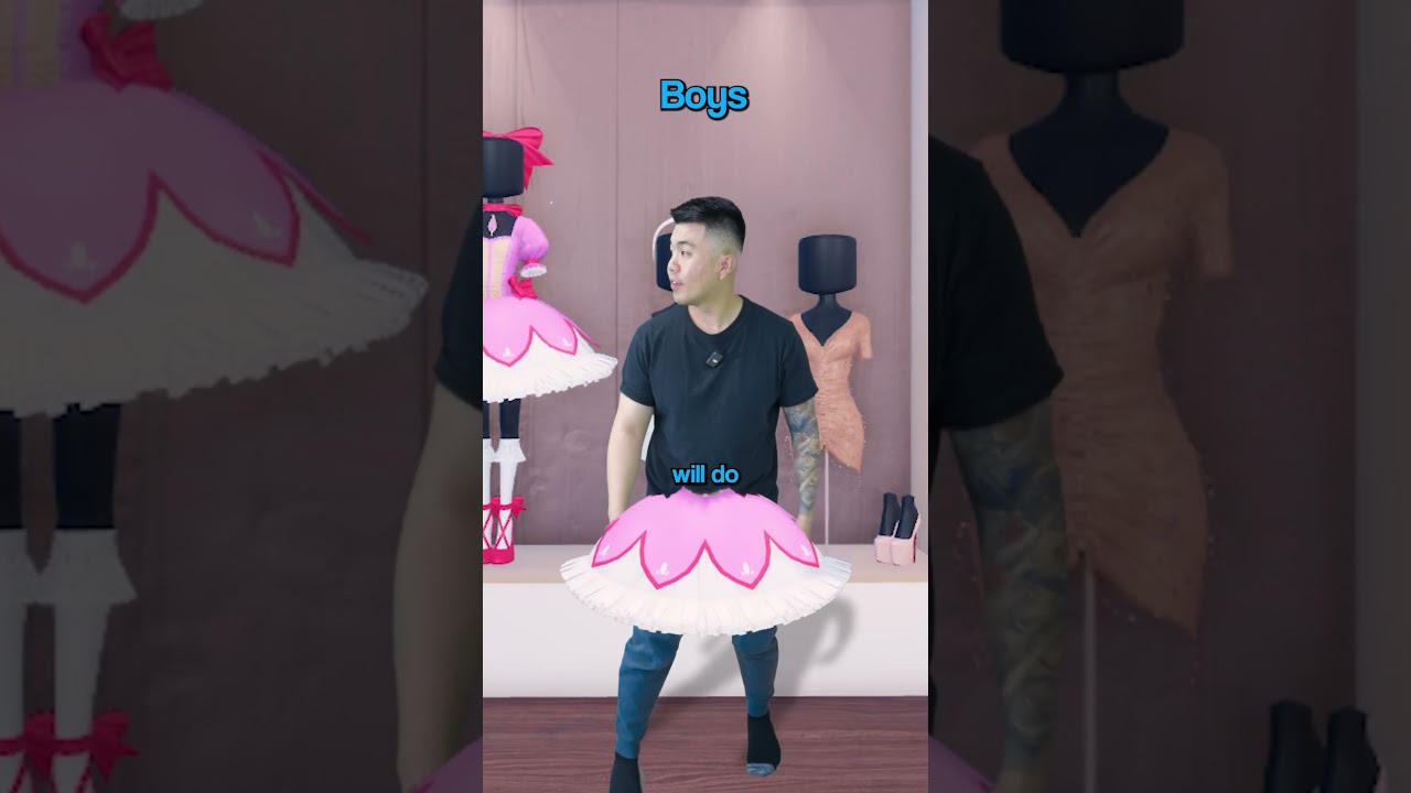 How Boys and Girls Play Fashion Show Games