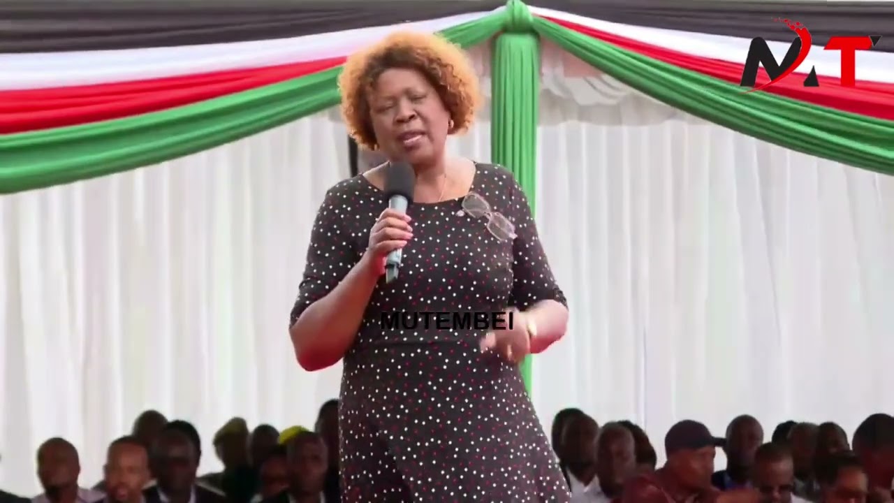 CS ALICE WAHOME SPEECH ISSUING TITTLE DEEDS TO MAI MAHIU VICTIMS IN NAIVASHA!!