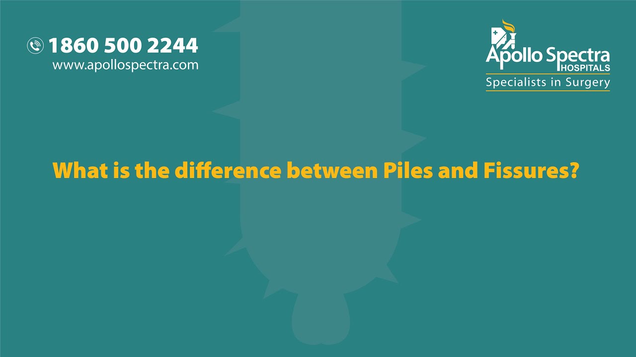 Piles vs Fissures: Symptoms and Treatment | Dr. Kiran Shah by Apollo Spectra Hospitals