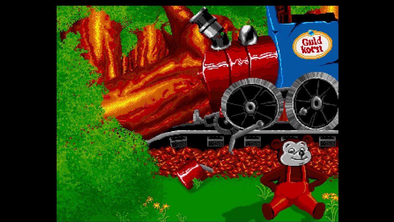 [AMIGA💾] 🇩🇰 Guldkorn Expressen (1991) (fraklip #2) Uheld