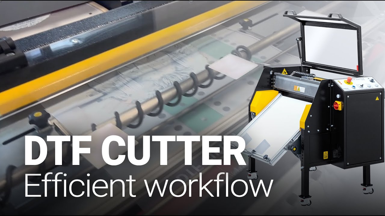 DTF cutting unit: roll-to-sheet workflow