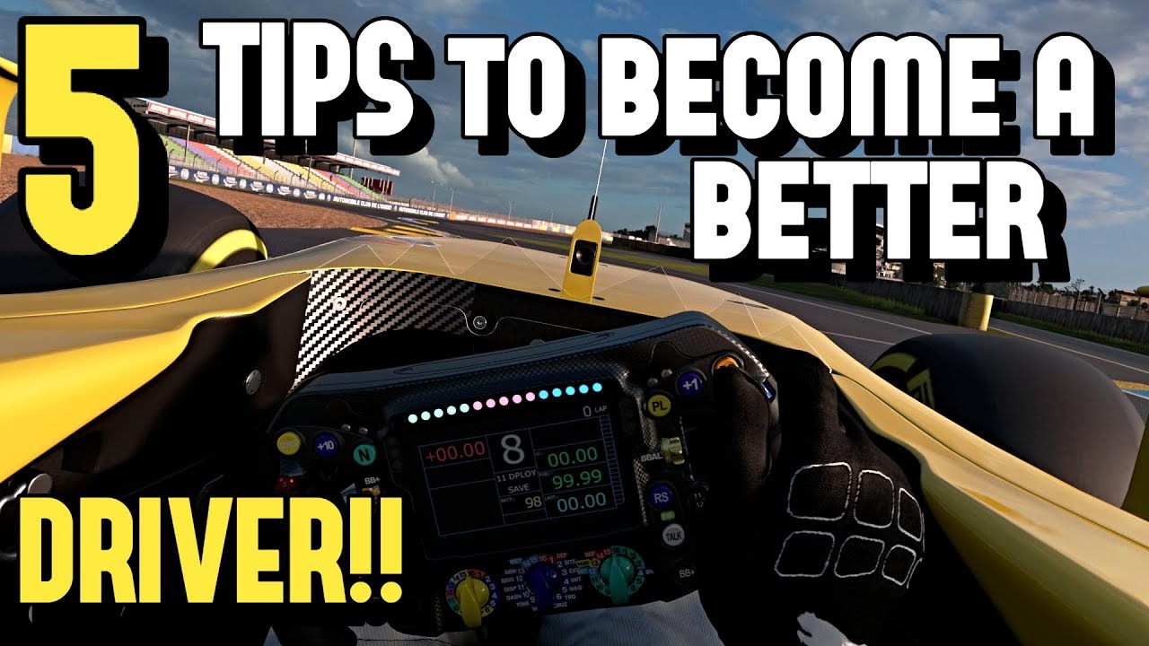 5 TIPS to become a *BETTER DRIVER* in racing games!!