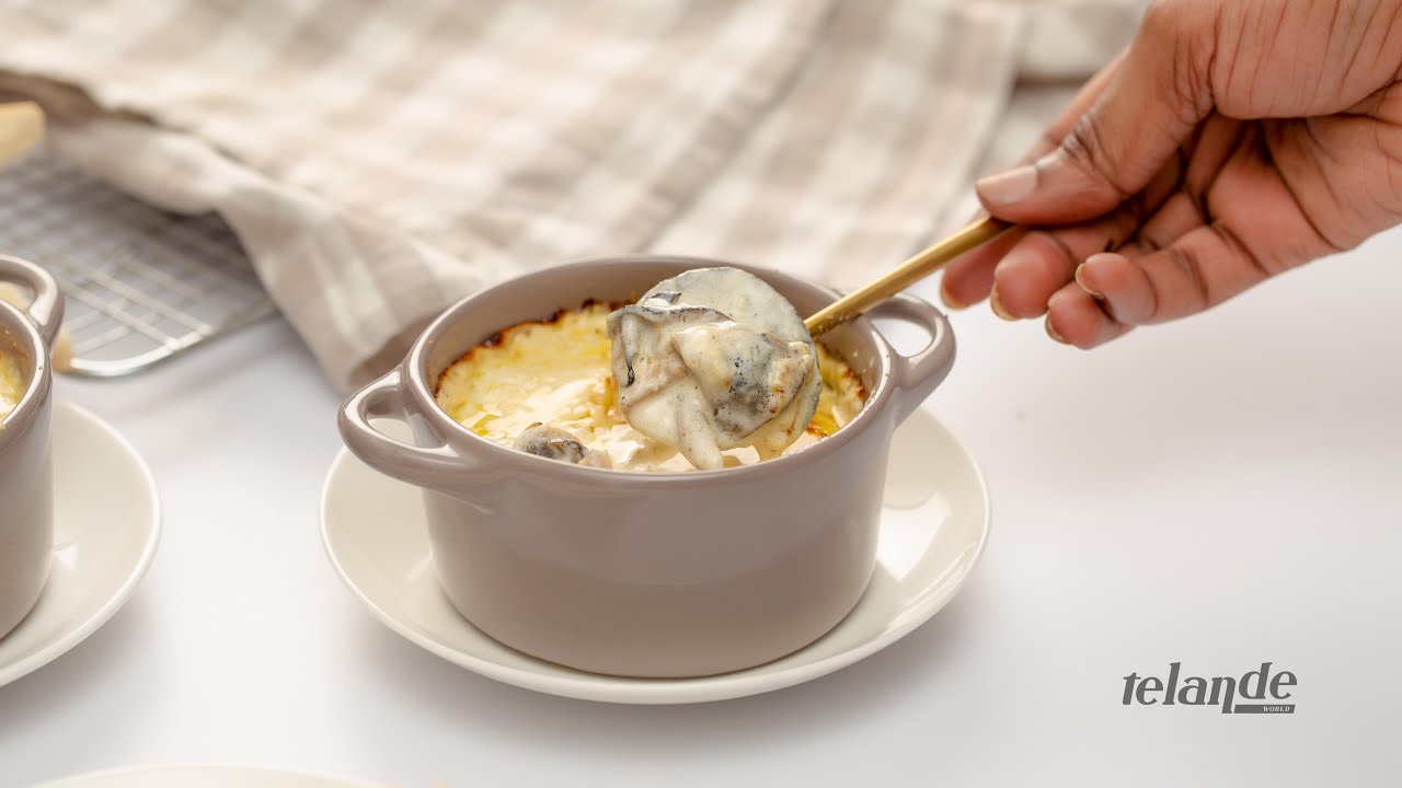 Snails In Garlic Cream Sauce
