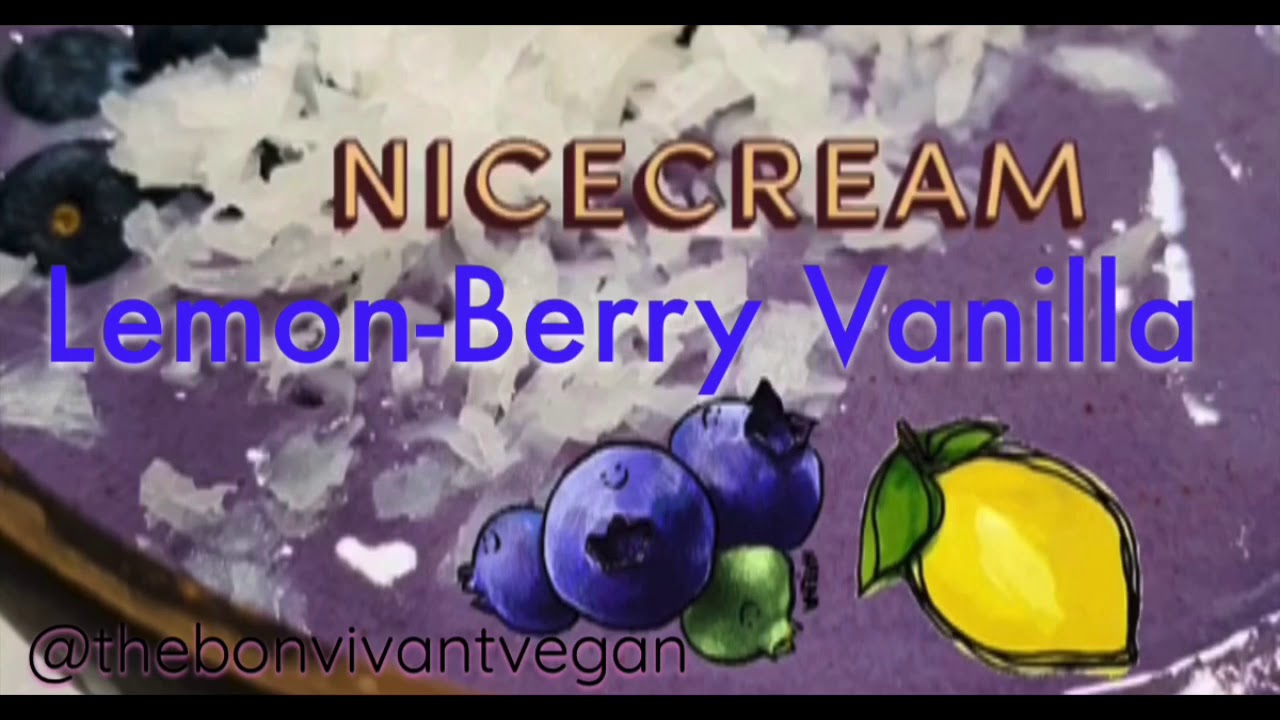 Lemon-Berry Vanilla NiceCream