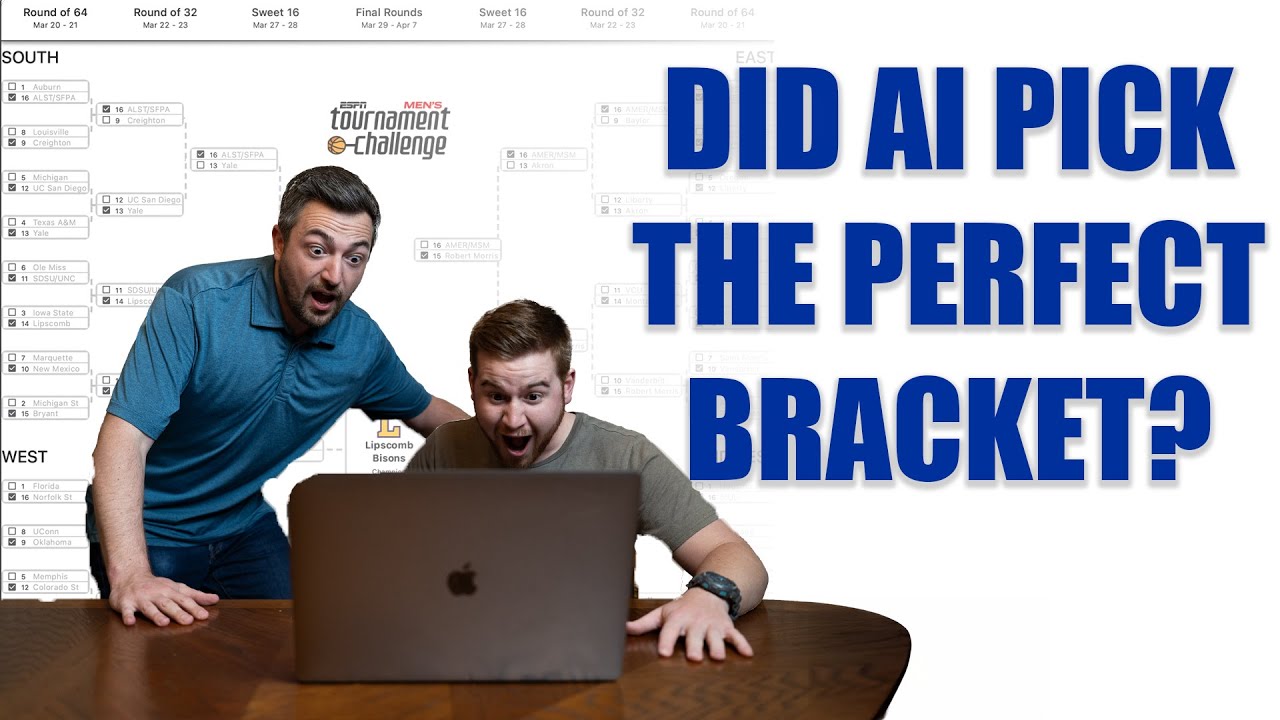 AI’s Perfect March Madness Bracket | 2025 NCAA Tournament Predictions