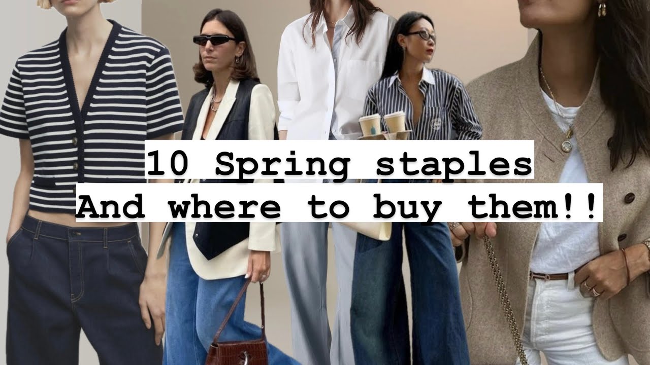 10 Spring staples  & where to  buy them | Save & maximise your purchases