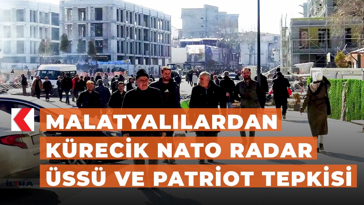 Malatyalılardan Kürecik NATO Radar Üssü ve Patriot tepkisi