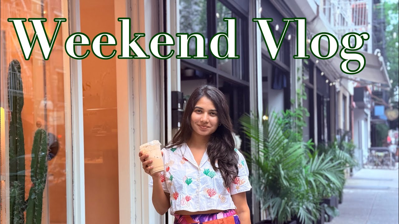 Weekend Vlog: A Day in New York | Trying the Best Food Spots 🍕 ☕️+ Exploring the City 🗽 #newyork