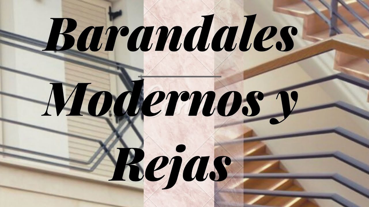 Barandales Modernos 🔴🔴 y rejas en metal