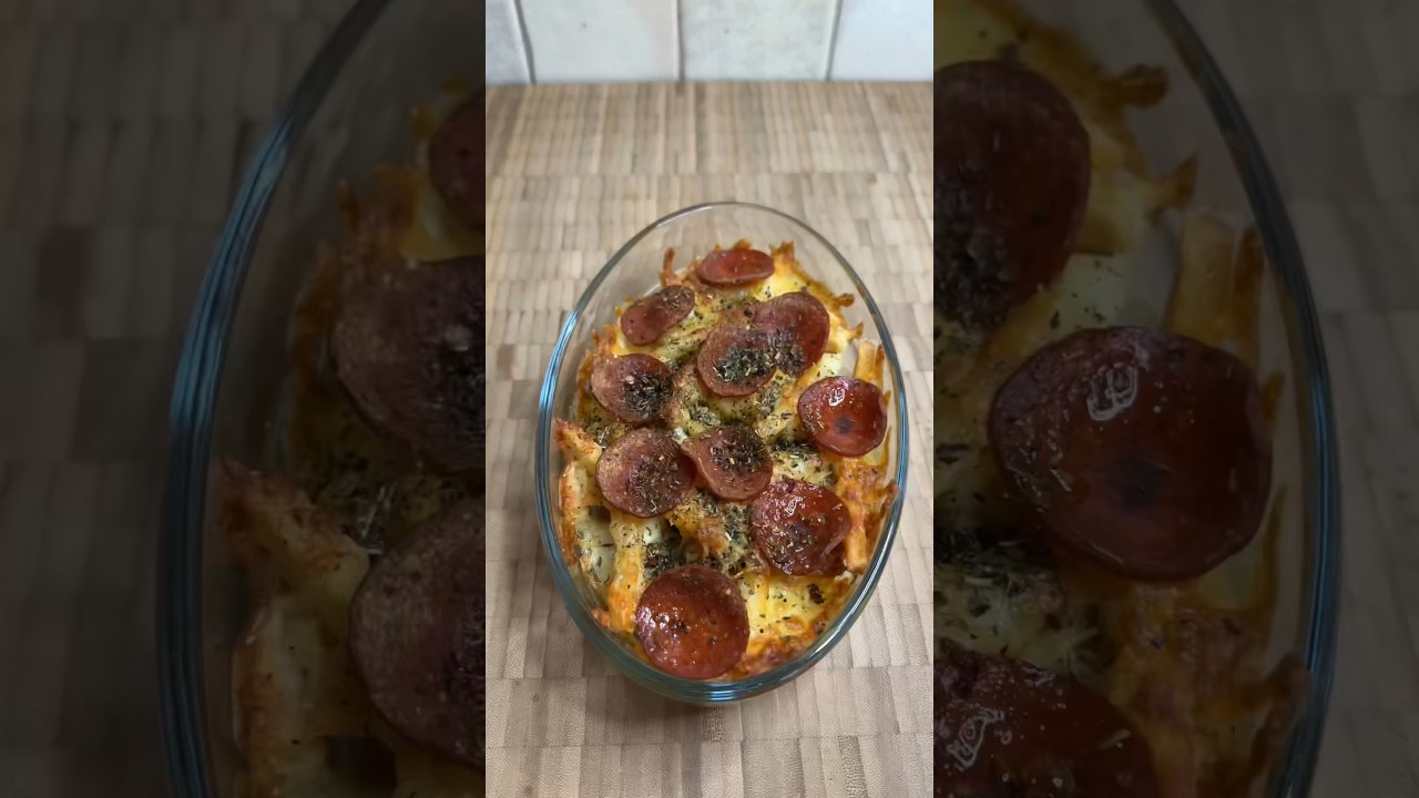 Meet my epic McNugget Pizza creation! 🍟🍕   #bestofbothworlds #food