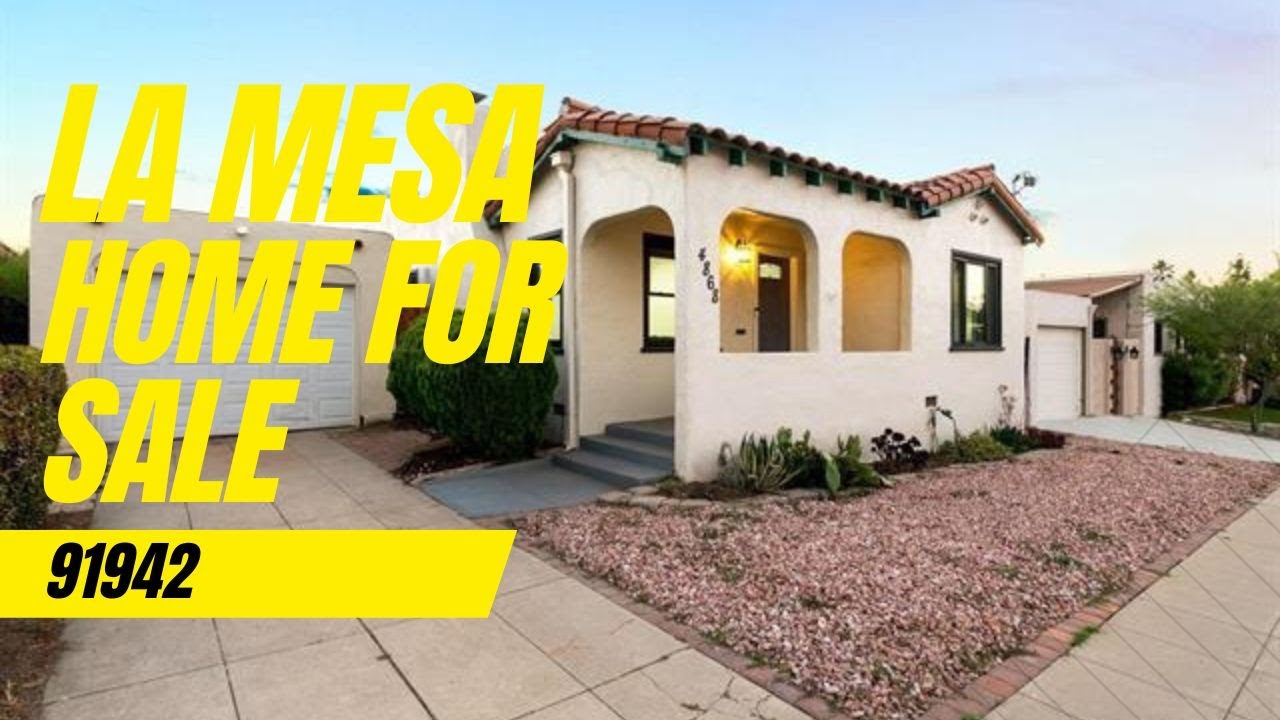 La Mesa Home for Sale -- 4868 Cypress, La Mesa, California 91942