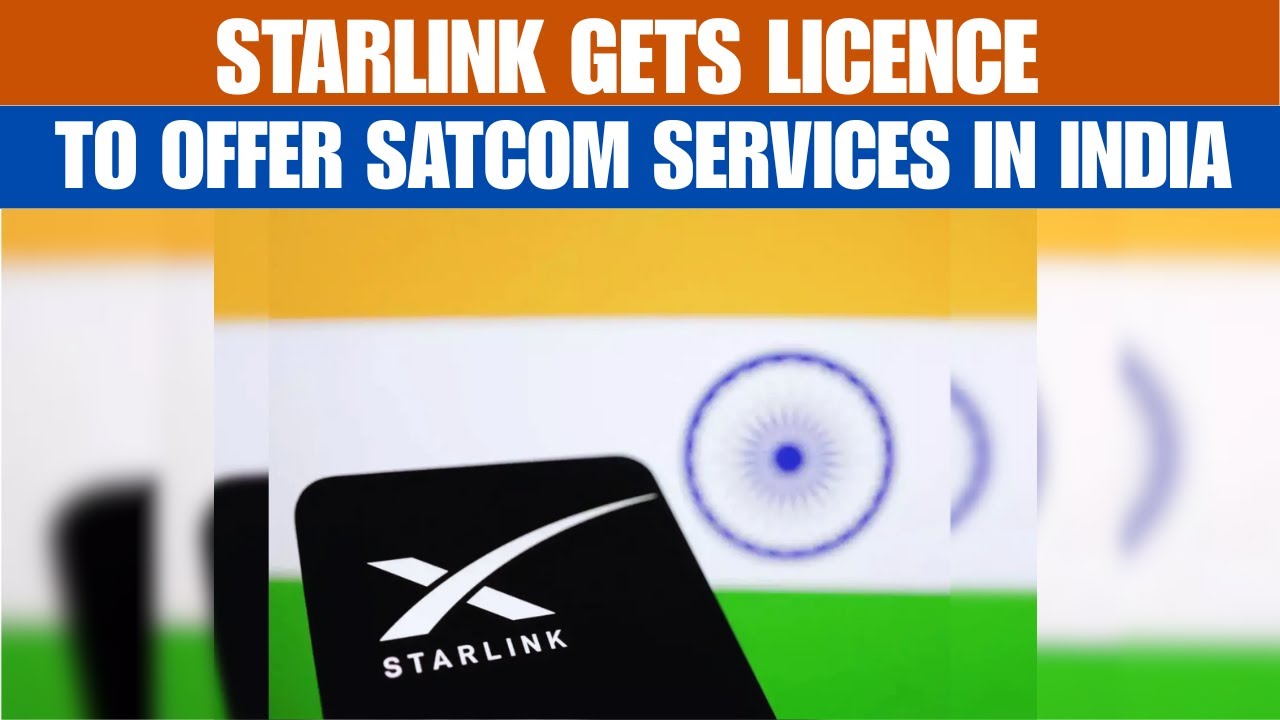 Starlink Secures Licence for Satellite Communication Services in India | News9