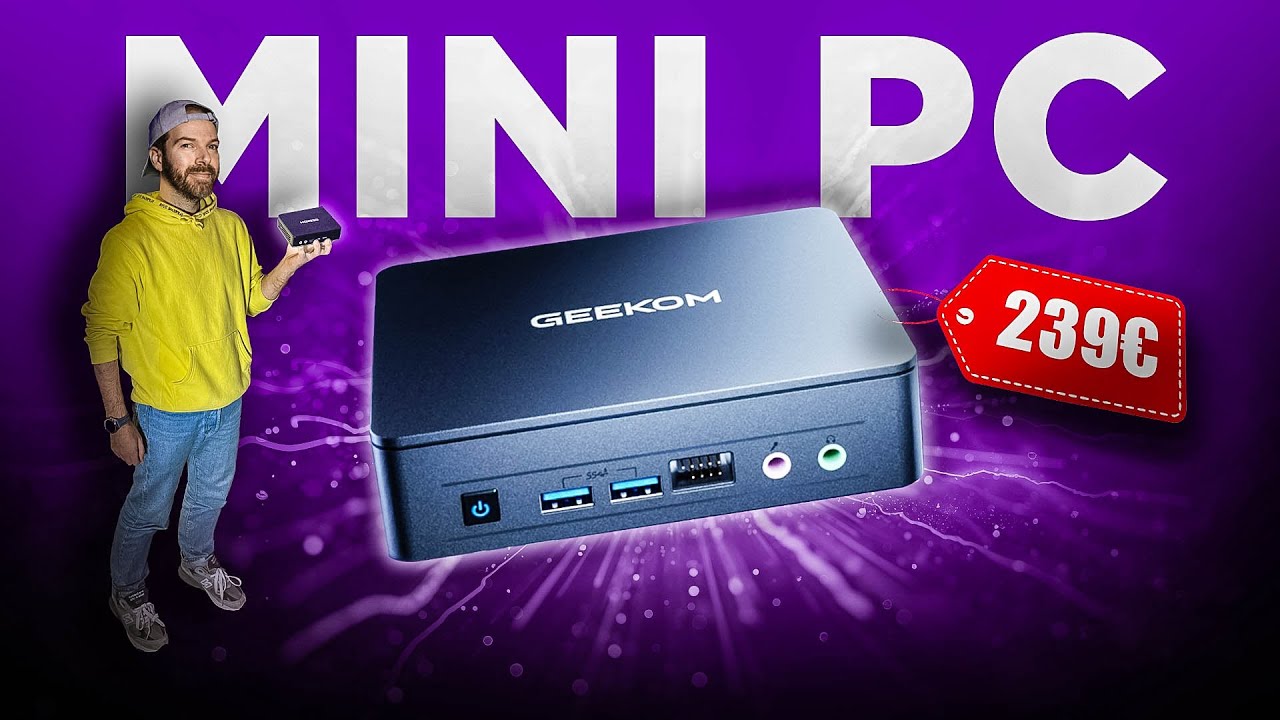 J'ai test&eacute; ce MINI PC &Agrave; 239 &euro; sur ma t&eacute;l&eacute; ! tout ce qu'on peut faire avec le GEEKOM Air12 Lite