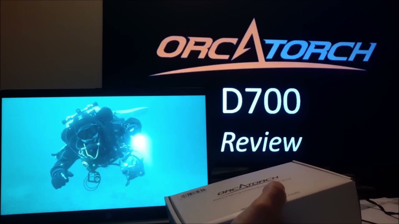 OrcaTorch D700 Dive Light Review and Underwater Test