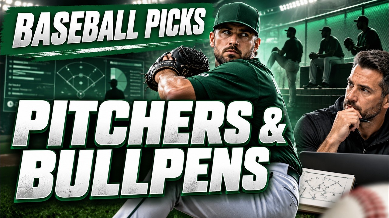 Baseball Picks Starting Pitchers, Bullpens & Picks Explained #baseballpicks