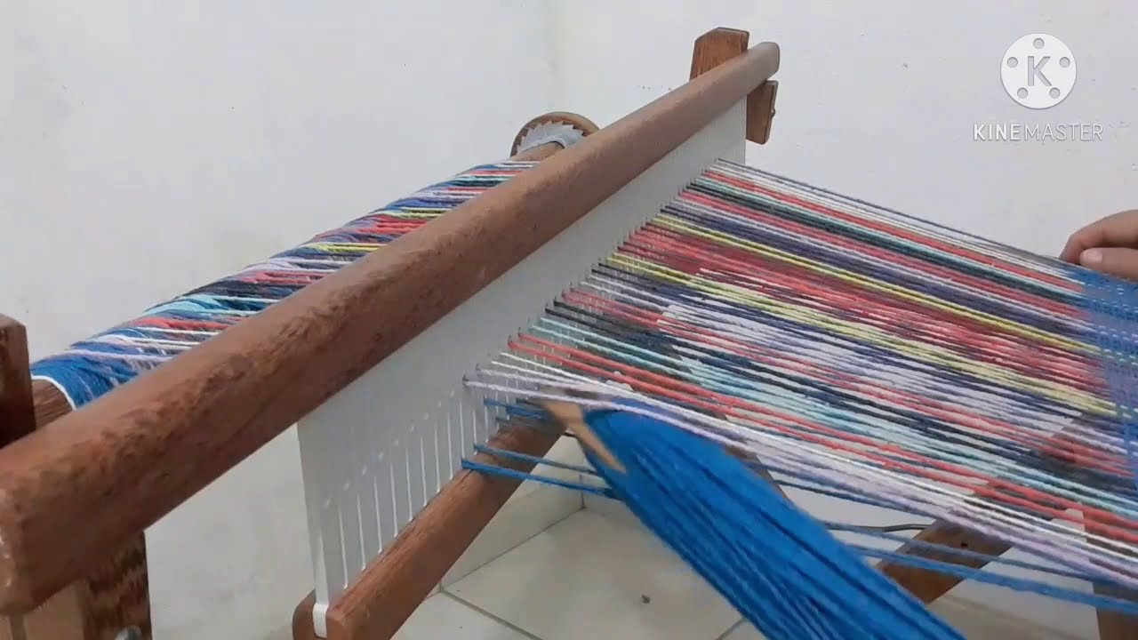 padronagem e correção ao tecer no tear de pente liço