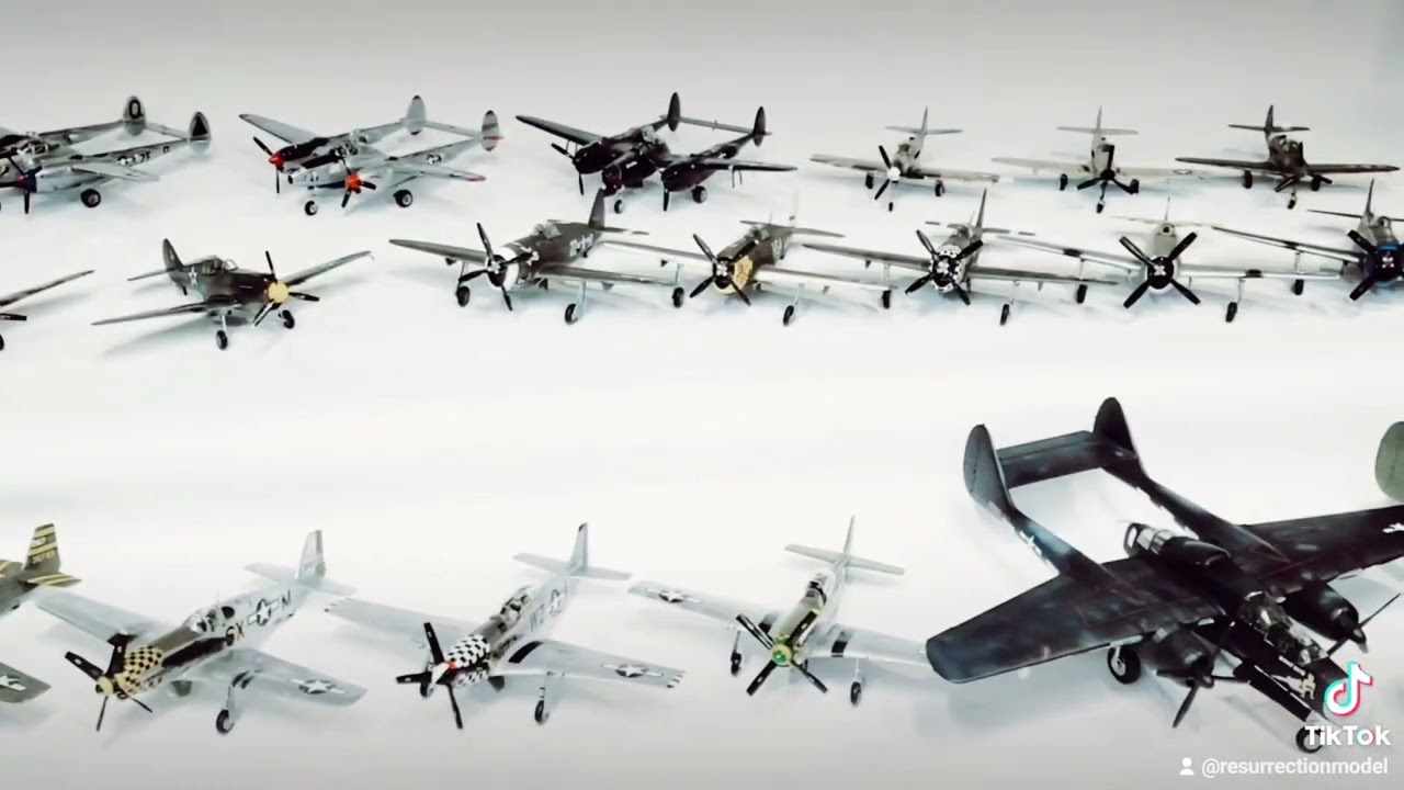 My Revell Monogram Scale Model Collection!! #modelaircraft #plasticmodelkit #modelairplane #warbirds