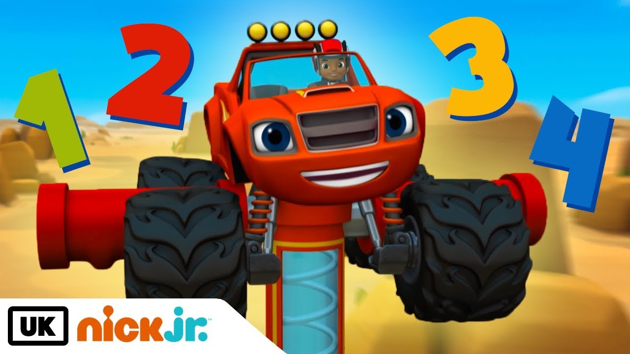 Blaze and the Monster Machines | Count Along | Nick Jr. UK