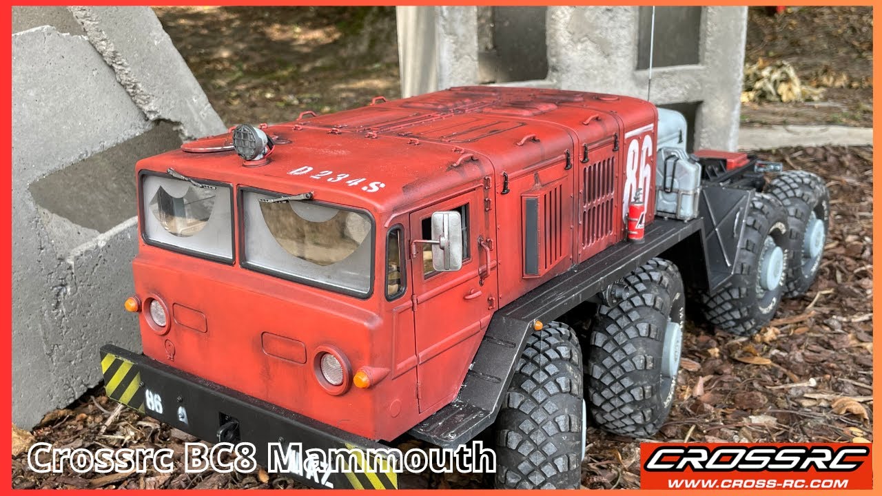 Crossrc BC8. Mammoth 8x8 off-road. Présentation et First run.
