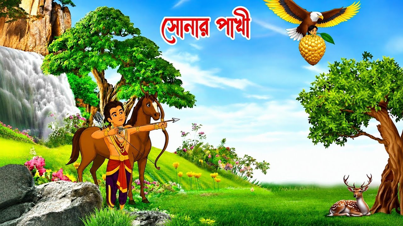 সোনার পাখি পর্ব ১ . বাংলা কার্টুন. Bangla cartoon video. Thakurmar jhuli