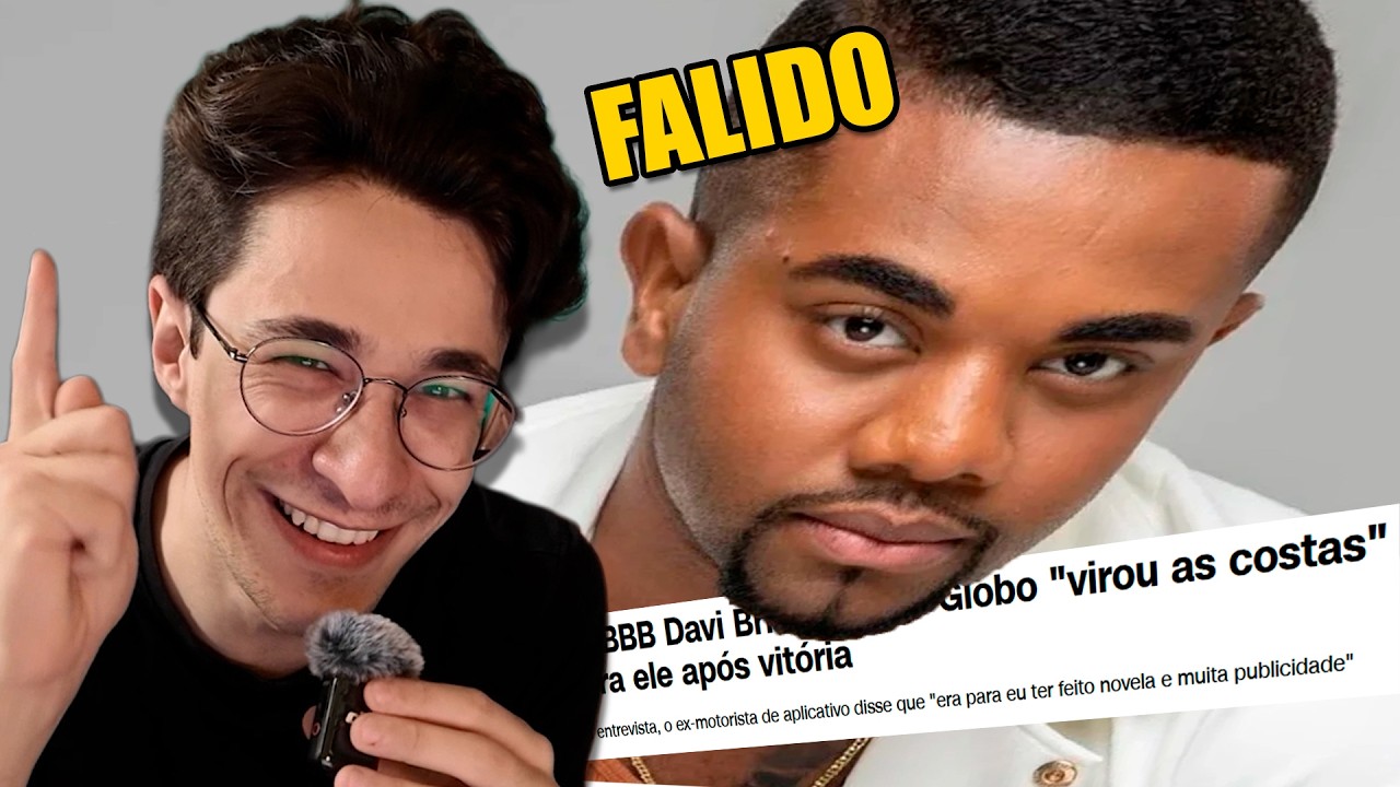 SE DAVI BRITO EST&Aacute; TRISTE EU ESTOU FELIZ | DAVI BRITO FALIU